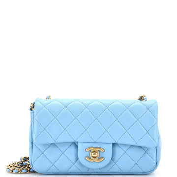 Chanel Pearl Crush Flap Bag Quilted Lambskin Mini