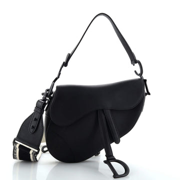 Christian Dior Ultra Matte Saddle Handbag Leather Medium