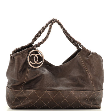 Chanel Baby Coco Cabas Quilted Leather Medium