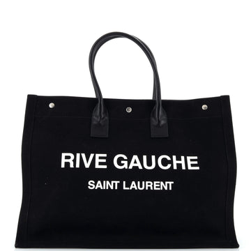 Saint Laurent Rive Gauche Shopper Tote Canvas Large