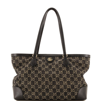 Gucci Ophidia Shopping Tote GG Denim Medium