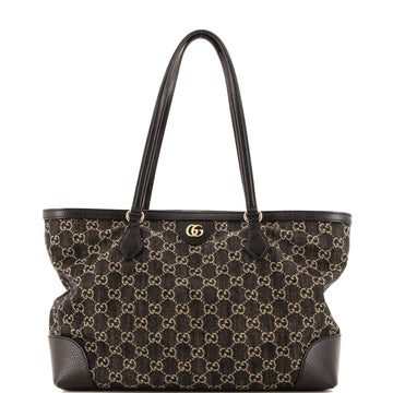 Gucci Ophidia Shopping Tote GG Denim Medium