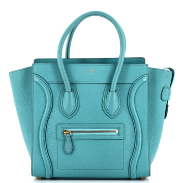 Celine Luggage Bag Grainy Leather Micro