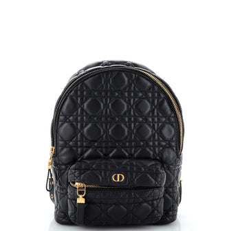 Christian Dior Dioramour Backpack Cannage Quilt Lambskin Small