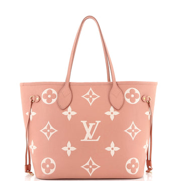 Louis Vuitton Neverfull NM Tote Bicolor Monogram Empreinte Giant MM