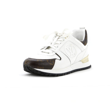 Louis Vuitton Women's Run Away Sneakers Mesh with Monogram Canvas and Leather