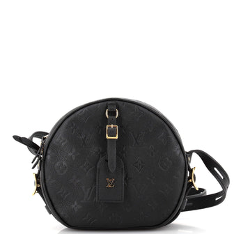 Louis Vuitton Boite Chapeau Souple Bag Monogram Empreinte Leather MM