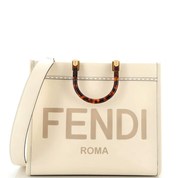 Fendi Sunshine Shopper Tote Leather Medium