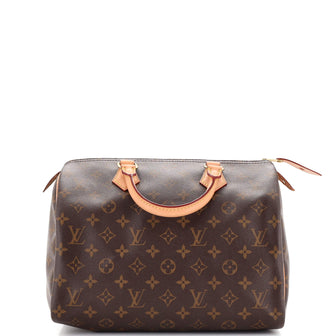 Louis Vuitton Speedy Handbag Monogram Canvas 30