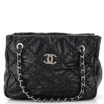 Chanel Ultra Stitch Chain Tote Quilted Calfskin