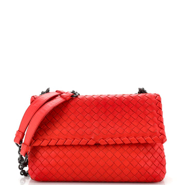 Bottega Veneta Olimpia Crossbody Bag Intrecciato Nappa Small
