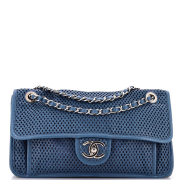 Chanel Up In The Air Flap Bag Perforated Leather Medium
