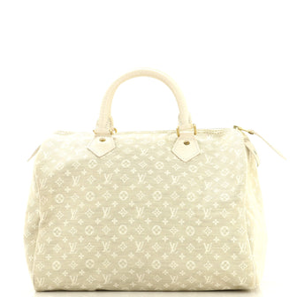 Louis Vuitton Speedy Handbag Mini Lin 30