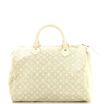 Louis Vuitton Speedy Handbag Mini Lin 30