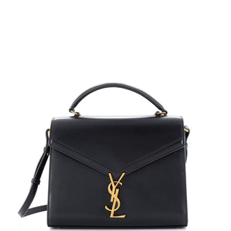 Saint Laurent Cassandra Top Handle Bag Leather Medium