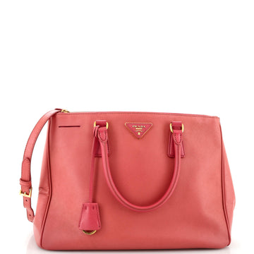 Prada Galleria Double Zip Tote Saffiano Leather Medium