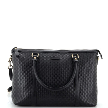 Gucci Britt Convertible Dome Satchel (Outlet) Microguccissima Leather Medium