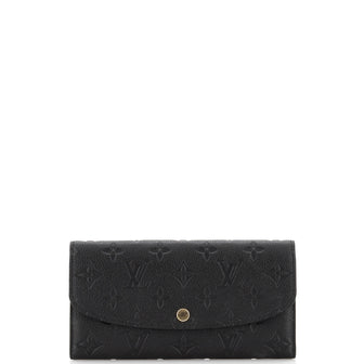 Louis Vuitton Clemence Wallet Monogram Empreinte Leather