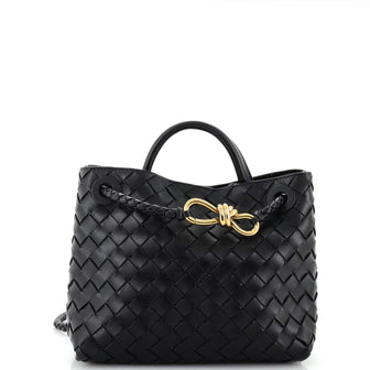 Bottega Veneta Andiamo Top Handle Bag Intrecciato Nappa Small