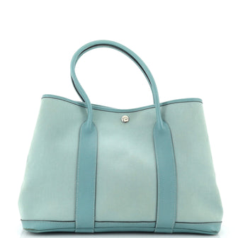 Hermes Garden Party Tote Toile and Leather 36