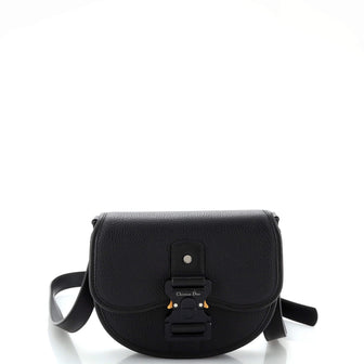 Christian Dior Gallop Flap Messenger Bag Leather Mini