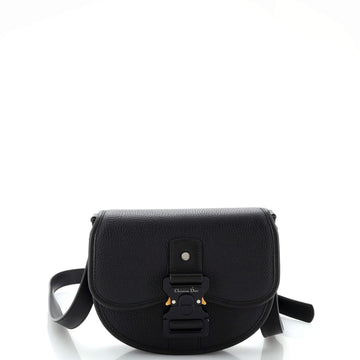 Christian Dior Gallop Flap Messenger Bag Leather Mini