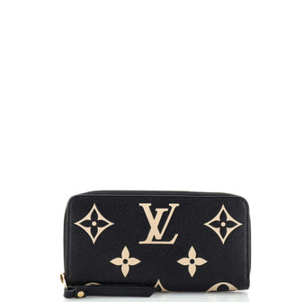 Louis Vuitton Zippy Wallet Bicolor Monogram Empreinte Giant