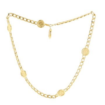 Chanel Vintage Medallion Charms Chain Belt Metal