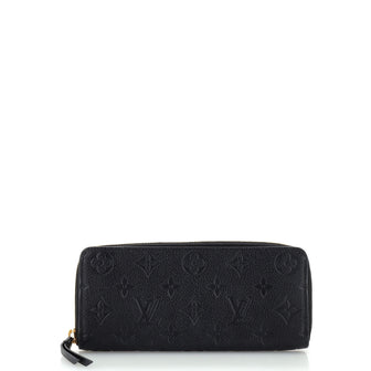 Louis Vuitton Clemence Wallet Monogram Empreinte Leather