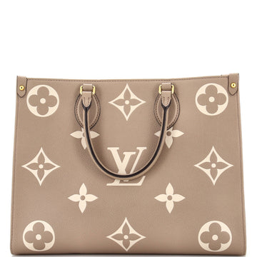Louis Vuitton OnTheGo Tote Bicolor Monogram Empreinte Giant MM