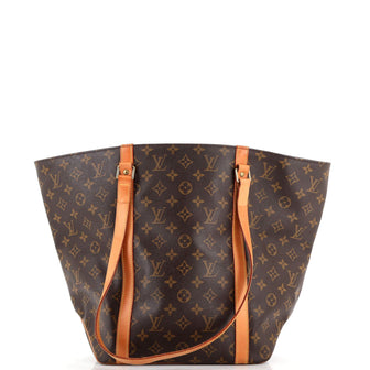 Louis Vuitton Shopping Sac Handbag Monogram Canvas MM