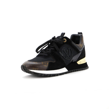 Louis Vuitton Women's Run Away Sneakers Mesh with Monogram Canvas and Suede
