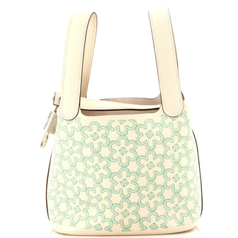 Hermes Picotin Lock Bag Lucky Daisy Printed Swift Micro
