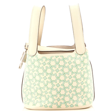 Hermes Picotin Lock Bag Lucky Daisy Printed Swift Micro