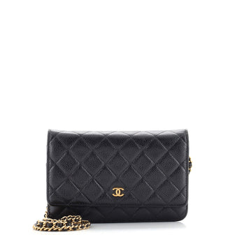 Chanel Wallet on Chain Quilted Caviar