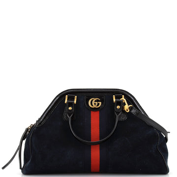 Gucci RE(BELLE) Top Handle Bag Suede Medium