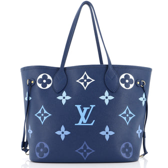 Louis Vuitton Neverfull NM Tote Degrade Monogram Empreinte Giant MM