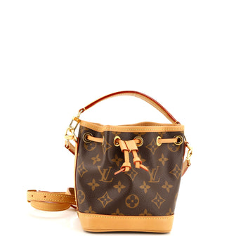 Louis Vuitton Noe NM Handbag Monogram Canvas Nano