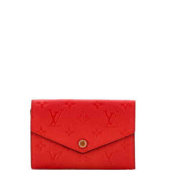 Louis Vuitton Curieuse Wallet Monogram Empreinte Leather Compact