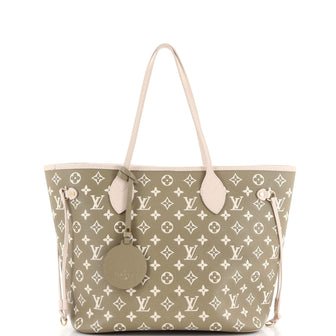 Louis Vuitton Neverfull NM Tote Spring in the City Monogram Empreinte Leather MM