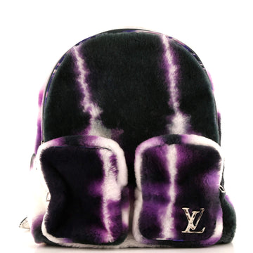 Louis Vuitton Multipocket Backpack Tie Dye Shearling