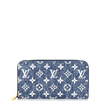 Louis Vuitton Zippy Wallet Monogram Jacquard Denim