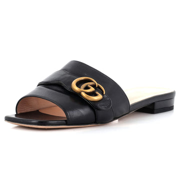 Gucci Women's GG Marmont Slide Sandals Leather