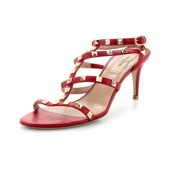 Valentino Garavani Women's Rockstud Stiletto Heeled Sandals Leather