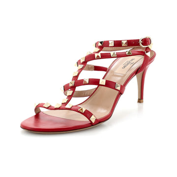 Valentino Garavani Women's Rockstud Stiletto Heeled Sandals Leather