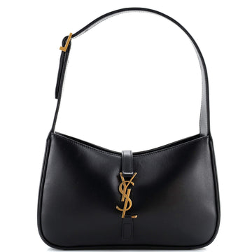Saint Laurent Le 5 a 7 Hobo Leather Small