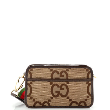 Gucci Camera Bag Jumbo GG Canvas Mini