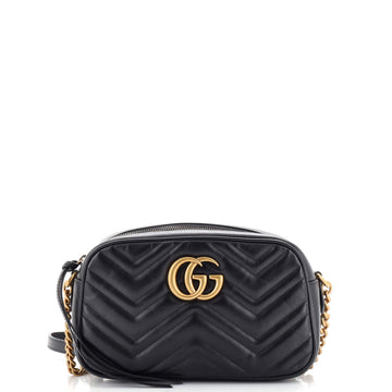 Gucci GG Marmont Shoulder Bag Matelasse Leather Small