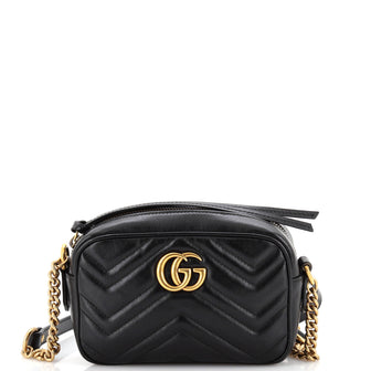 Gucci GG Marmont Shoulder Bag Matelasse Leather Mini