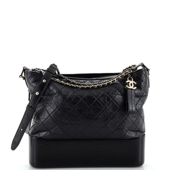 Chanel Gabrielle Hobo Quilted Aged Calfskin Large